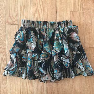 Rachael & Chloe Ruffled Mini Skirt- Size M